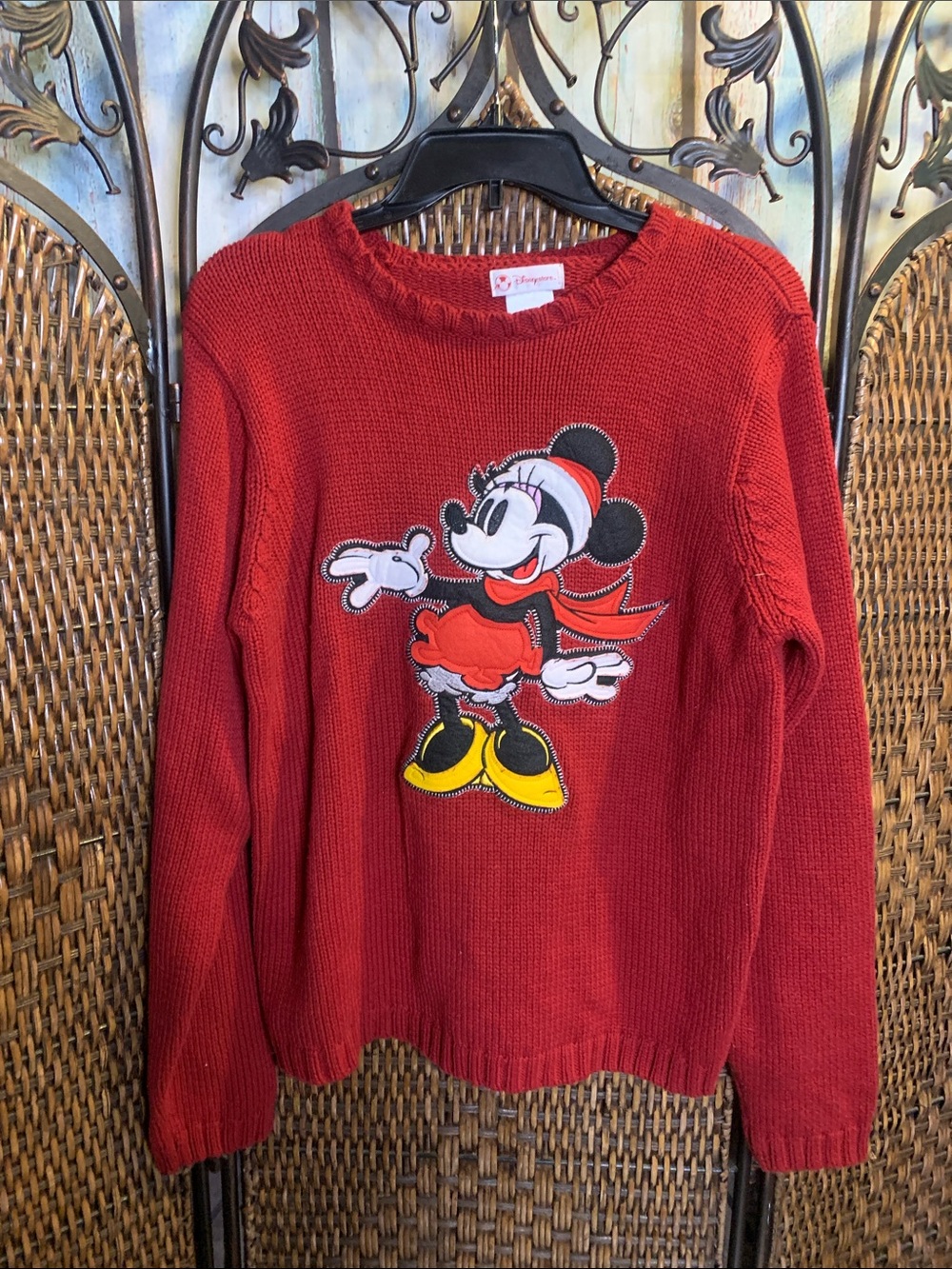Disney Disney Store Minnie Mouse Christmas Sweater Size L